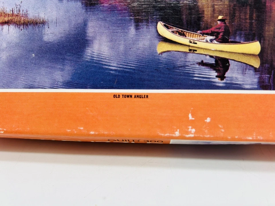 Rompecabezas Whitman Guild 300 sellado de colección 'Old Town Angler' EE. UU. Foto 2 de 4
