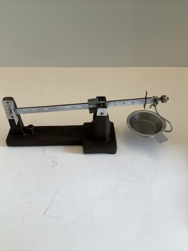 VINTAGE HERTERS INC. CAST IRON RELOADING SCALE 1893 Waseda Minnesota  - Picture 1 of 11