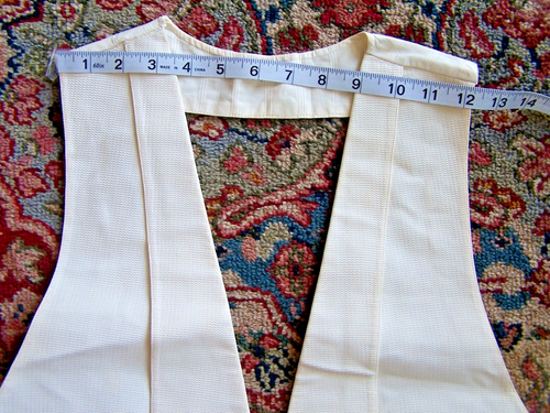 Vtg 1930 1940. White Dress Waistcoat Evening Tails Suit Tuxedo Dinner Adjustable - Picture 4 of 7