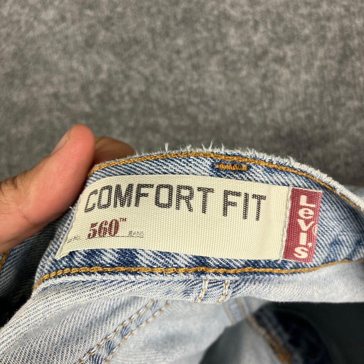 Levi's 560 Comfort Fit Jeans Men's W36 L30 Light Wash