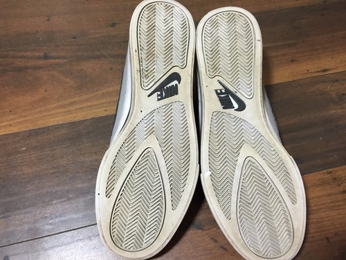 Tenis para hombre Nike Sweet Classic Cuero Gris Negro Blanco 318333-039 TALLA 10 - Imagen 9 de 10