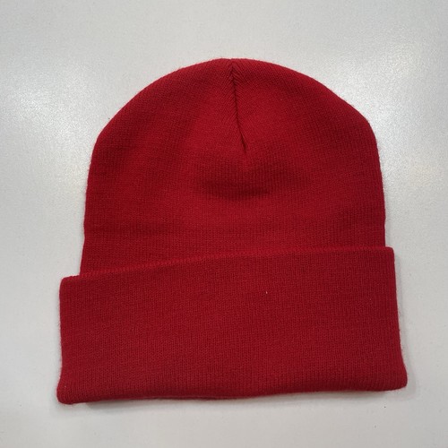 Vintage Teletubbies Red Y2K Cartoon Winter Beanie Hat Stocking Cap Knit - Picture 3 of 8