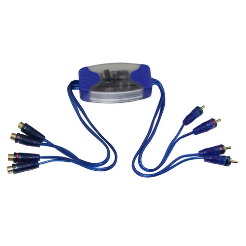 Aislador de bucle de tierra de cuatro canales filtro de audio eliminación de ruido 4 RCA - Imagen 2 de 4