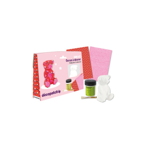 Décopatch Mini Kits Paper Mache Animals Paper Brush Glue Easy Kids Craft | Pick - Picture 43 of 48