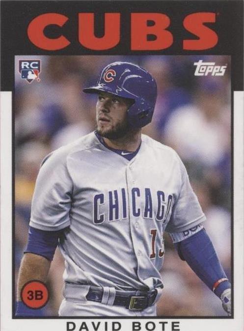 2018 Topps Throwback Thursday #TBT - David Bote #207 - 1 of 1