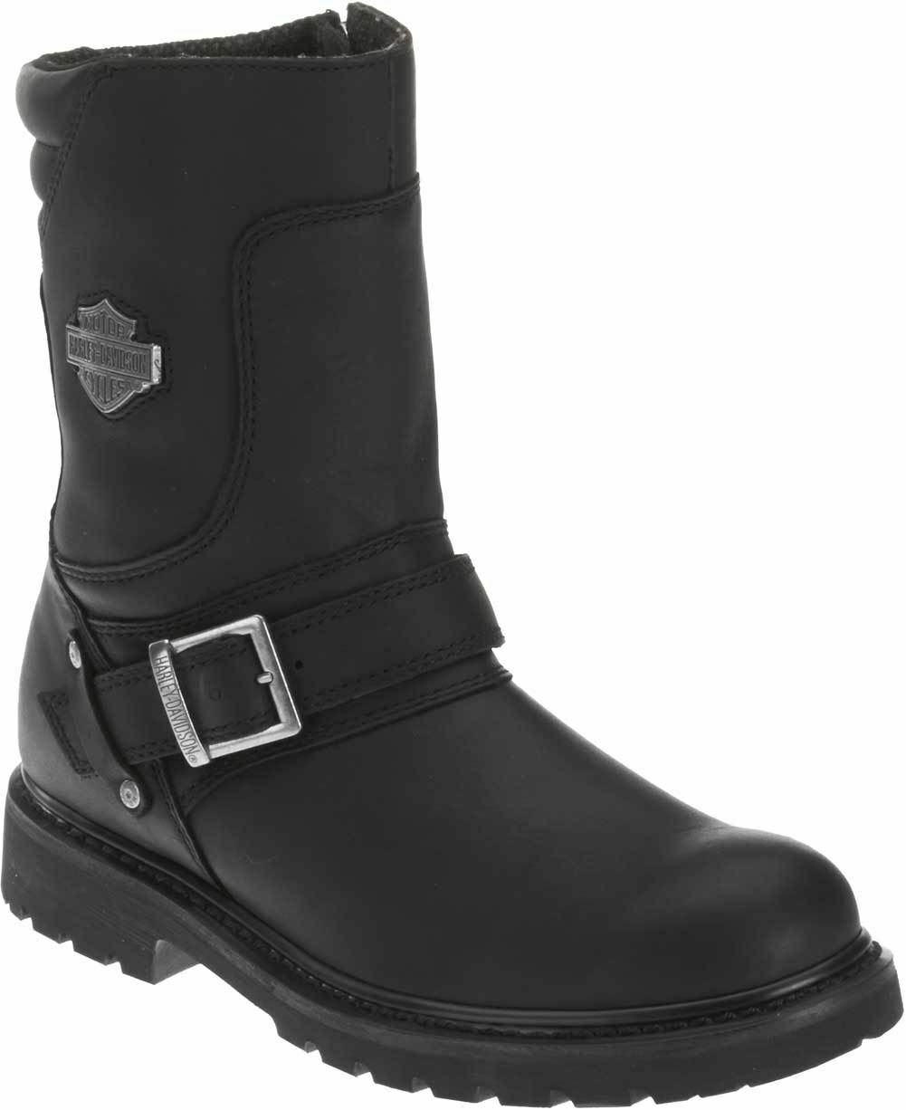 Harley Davidson Men's Booker Black Riding Boots D95194 Harley Davidson Men's Booker Black Riding Boots D95194