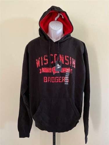 Neu Wisconsin Badgers Herren Größen M-L-XL schwarz Hoodie $ 55 - Bild 2 von 5