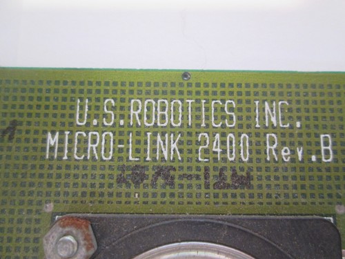 VINTAGE Original USR USRobotics Micro-Link 2400 rvB 8bit ISA Internal Modem Card - Picture 2 of 6