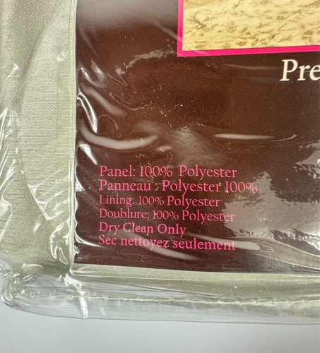 Ballroom Curtains Pearl 108" Wide Set of 2 Panels w Thermal Woven Blackout Liner - Picture 5 of 5
