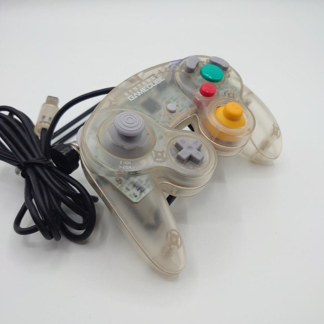 Official Nintendo GameCube Controller OEM Clear Skeleton DOL