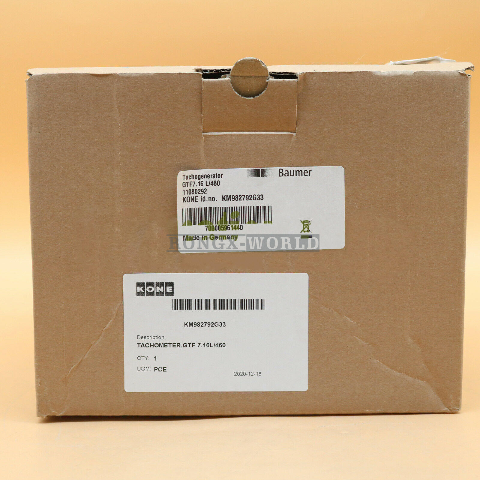 NEW 1PC BAUMER GTF7.16L/460 KNEW 1PCKM982792G33 TachoGenerator HUBNER #E8