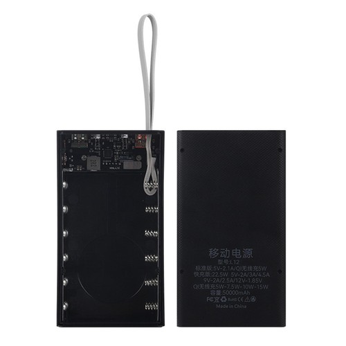 12 Slots 18650 Battery Wireless Charge Power Bank Shell Case DIY Fast Charge m - Picture 6 of 14