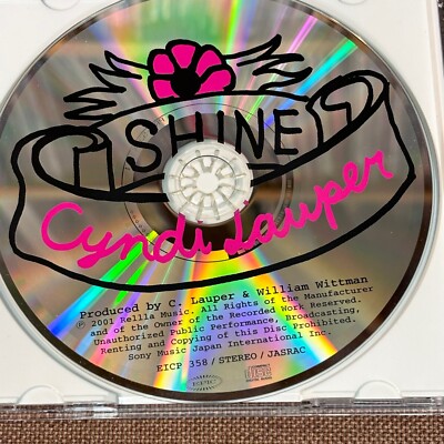 CYNDI LAUPER Shine JAPAN CD EICP358 w/ PS + JAPANESE BOOKLET CYNDI LAUPER Shine JAPAN CD EICP358 w/ PS + JAPANESE BOOKLET