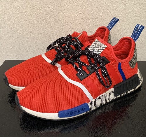 Adidas Sneaker Herren Gr. 13 NMD_R1 Active Rot Schwarz Turnschuhe - Bild 1 von 12