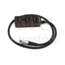 For ARRI Camera 2 Pin - 3 Way Female D-tap Splitter Power Converter Cable 24"
