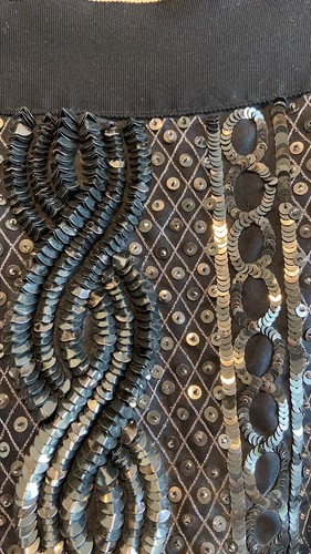 NWOT Adam Lippes Stunning Sequin Detail Quality A-line Skirt, 8 - Picture 3 of 7