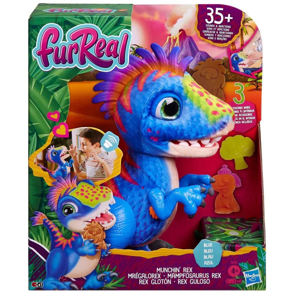 Munchin Rex Blue Furreal Friends