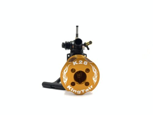 Kingtair Nitro Engine K28 pull start 1/8 Buggy Truck rc Auto 8SC 8,5 H9 SS ST - Foto 3 di 6