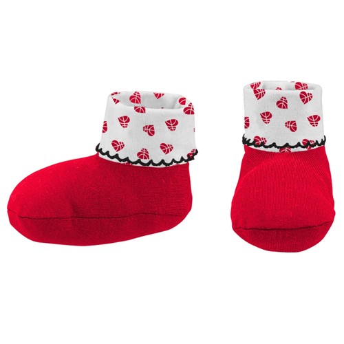 Outerstuff NBA Newborn Atlanta Hawks Little Sweet Creeper/Bib & Bootie Set - Picture 4 of 7
