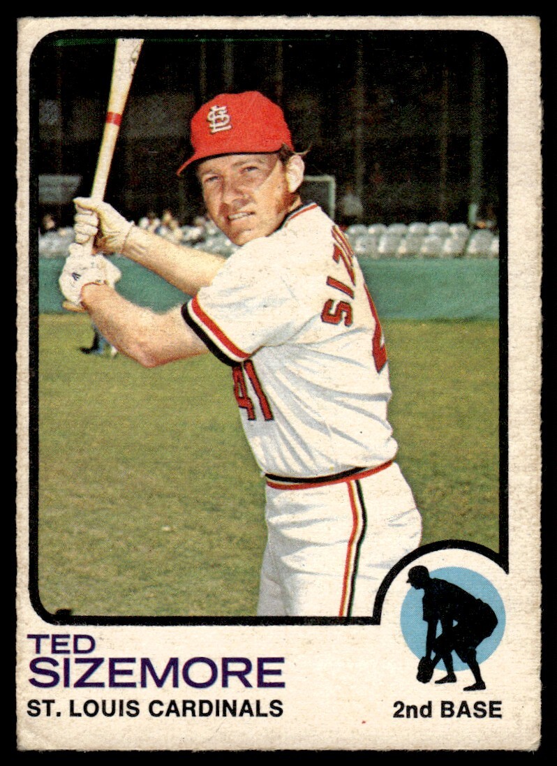 1973 O-Pee-Chee Ted Sizemore St. Louis Cardinals #128 R33