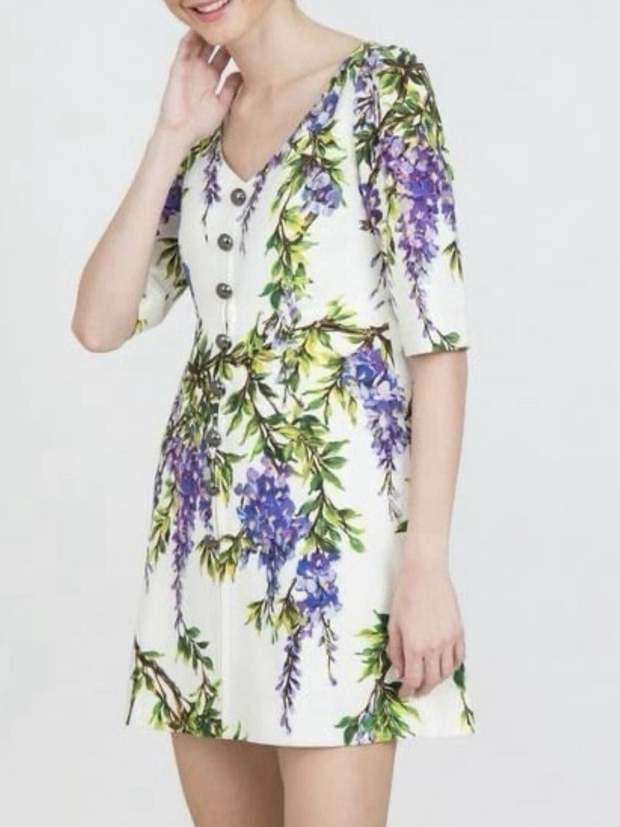 ワンピース DOLCE & GABBANA Woman Dress Wisteria FXV08TJCVZM B0143 DOLCE&GABBANA（ドルチェアンドガッバーナ）の「Dolce & Gabbana