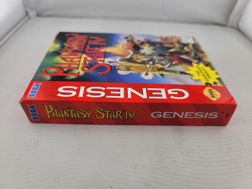 Phantasy Star IV 4 Sega Genesis Completo En Caja Casi Como Nuevo Con Tarjeta Reg - Imagen 3 de 6