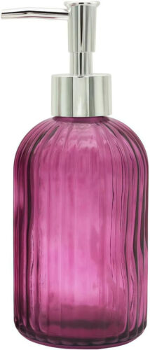 400ml Glass Lotion Liquid Soap Dispenser for Bathroom Kitchen Various Colour - Picture 50 of 53
