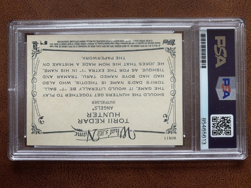 2012 Topps Allen & Ginter's What's in a Name? Torii Hunter #WIN11 PSA DNA Auto - Picture 2 of 2