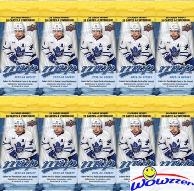 (10) 2023/24 Upper Deck MVP NHL Hockey AWESOME Sealed JUMBO FAT PACK-280 Cards