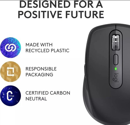Logitech MX Anywhere 3S Wireless Mouse - Graphite - Masters Series Performance - Photo 4/11