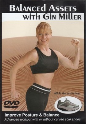 GIN MILLER BALANCED ASSETS DVD IMPROVE BALANCE POSTURE WORKOUT FITNESS EXERCISE