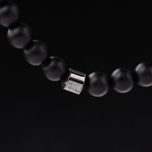 Fashion Natural Map Tiger Eye Stone Bead Stainless Steel Mens Bracelets Jewelry - Picture 93 of 106