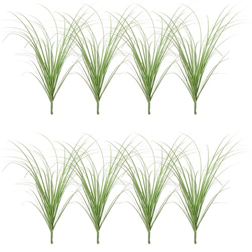 8 Pcs Simulated Grass Artificial Greenery Stems Plants Indoor