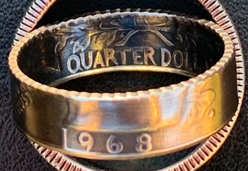 1965-1998 US Qtr Coin Ring, Size 5-13(1/4 & 1/2 sizes), You Pick Year. Free S&H - Picture 129 of 143