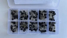100pcs Diode Kit 1N4001–1N4007 1N5817–1N5819 Rectifier Switching Assorted