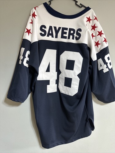 Gale Sayers College All Star Football Jersey Men 54 Kansas Comet 1965 Bears - Picture 9 of 14