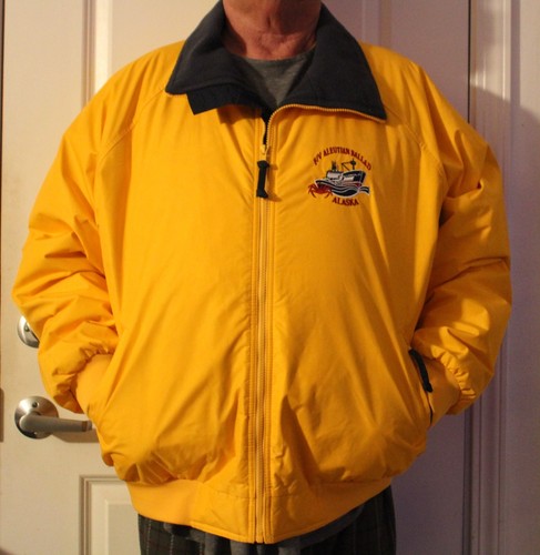 Port Authority Aleuten Ballad Alaska Jacke Gr. XXL gelb mit Patches neu - Bild 3 von 7