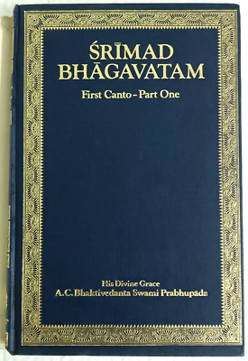 洋書 Srimad Bhagavatam BOOK 1982 ENGLISH GB PRINT: SRIMAD BHAGAVATAM FIRST CANTO