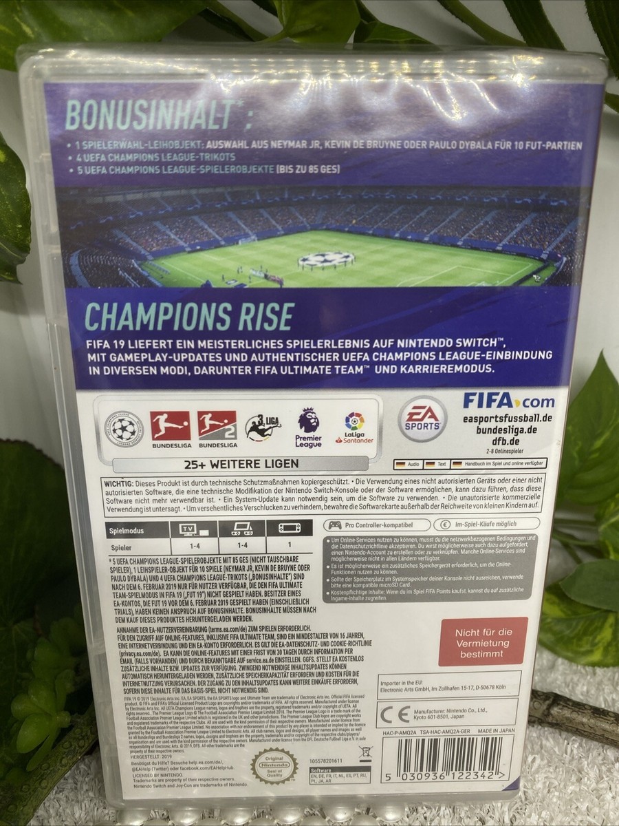 Nintendo Switch FIFA 19 STANDARD EDITION FIFA 19 Standard Edition - Switch | eBay.de