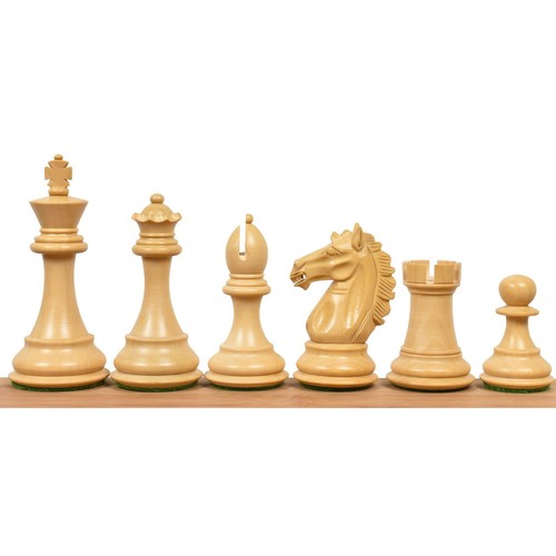 3.9" Exclusive Alban Staunton Weighted Chess Pieces set - Ebony Wood - 4 Queens - Picture 2 of 12