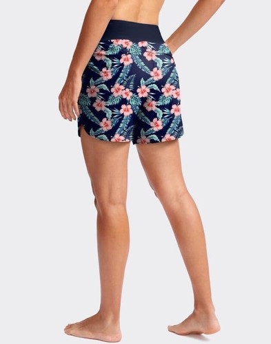 Pudolla Women's 5" Swim Board Shorts High Waisted Quick Dry Swimming Beach Short - Picture 6 of 6