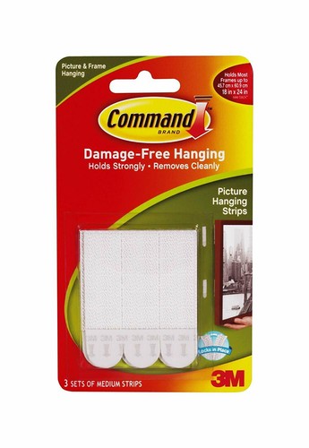 Tiras colgantes de imagen 3M Command clips decorativos pequeños medianos grandes mini ganchos - Imagen 17 de 26