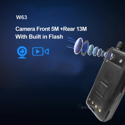 Radio de red ANYSECU W63 4G Real PTT y Zello PTT Android 9.0 4000mAh Poc Radio - Imagen 8 de 13