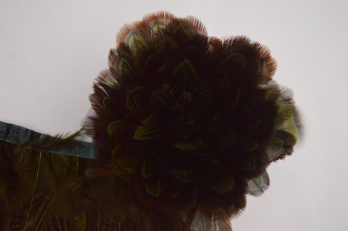 (Yh) Guinea/Hen/Hackle/Pheasant Feather Fringe Craft Trim EarRings Fascinator - Picture 114 of 200