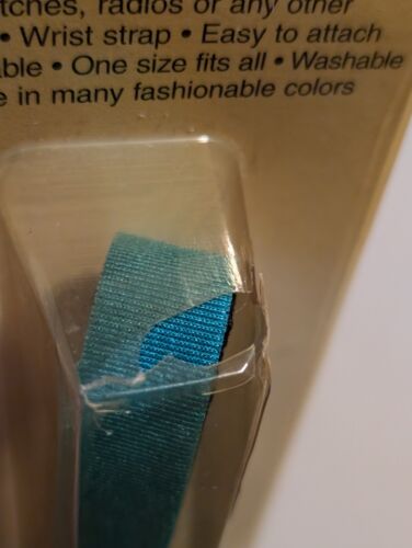 Correa de muñeca ajustable para cámara QD de colección 1996 - azul/verde azulado Op/tecnología EE. UU. - Imagen 5 de 9