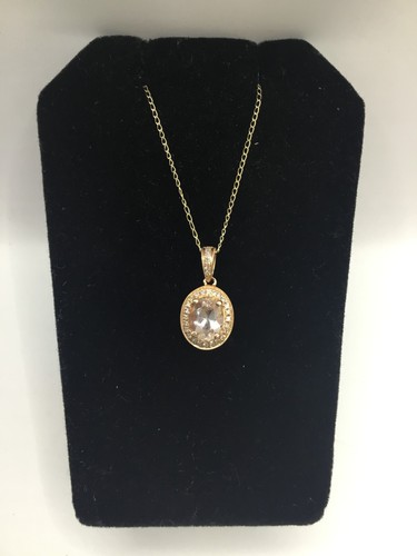 14K Rose Gold Pendant With 2.5ct Rose Quartz And 0.10ctw Diamonds - 1.4g - Picture 2 of 13