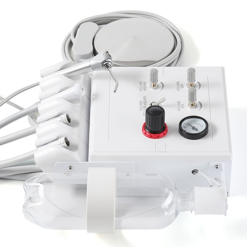 Portable Dental Turbine Unit with Weak Suction Work with Air Compressor 2/4Hole - Picture 7 of 27