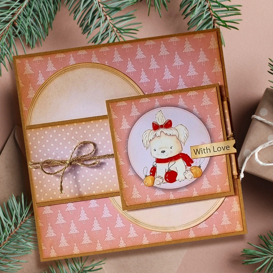 The Paper Boutique Christmas Fun Pals 8 x 8 Essential Topper or Decorative paper - Image 3 of 4