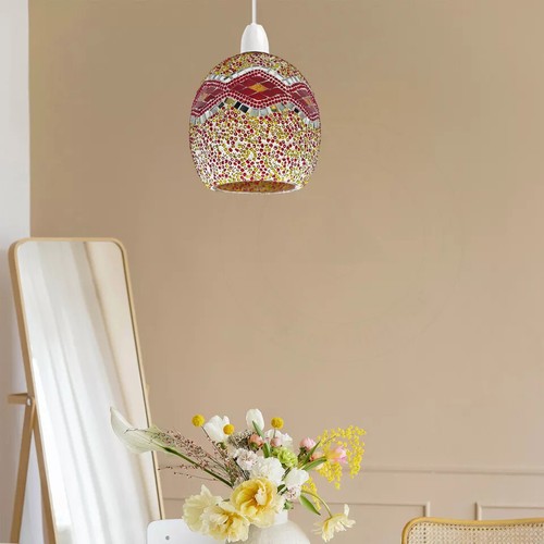 Chandelier Style Ceiling Light Shade Easy Fit Glass Shade Pendant Lampshade - Picture 63 of 72