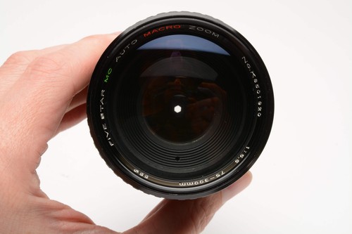 Five Star MC 75-300mm f5.6 telephoto zoom lens w/Caps + Pola PK Mount - Picture 7 of 9